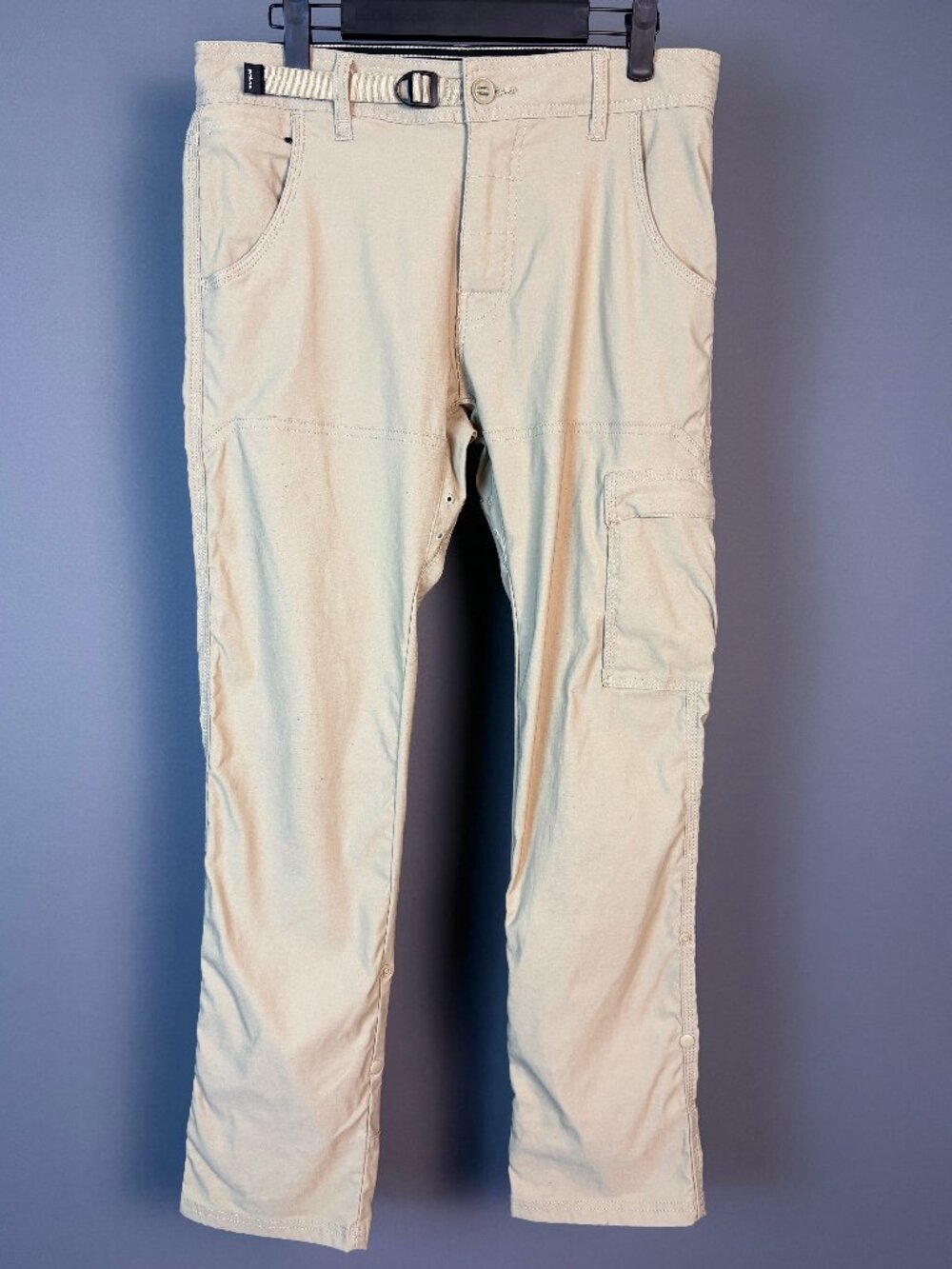 prAna Stretch Zion Slim Pant II Men’s 30x30 Khaki Hiking Cargo Pants